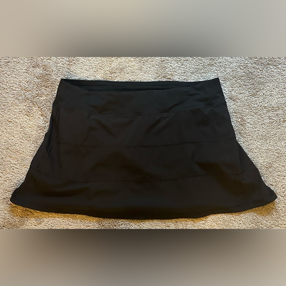 Lululemon Pace Rival Mid-Rise Black Women’s Tennis skirt size 12